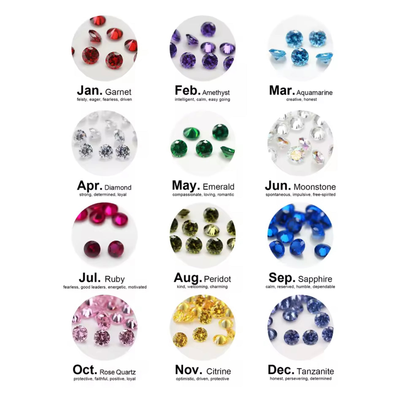 Sterling Silver Birthstone Keepsake Ring