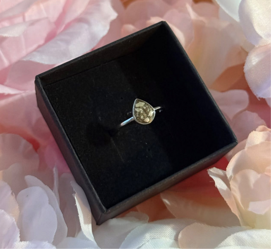 Tear Drop Keepsake Ring